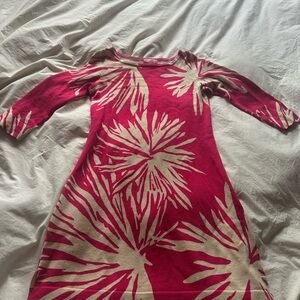 Lilly Pulitzer Pink and Cream Knit Dress